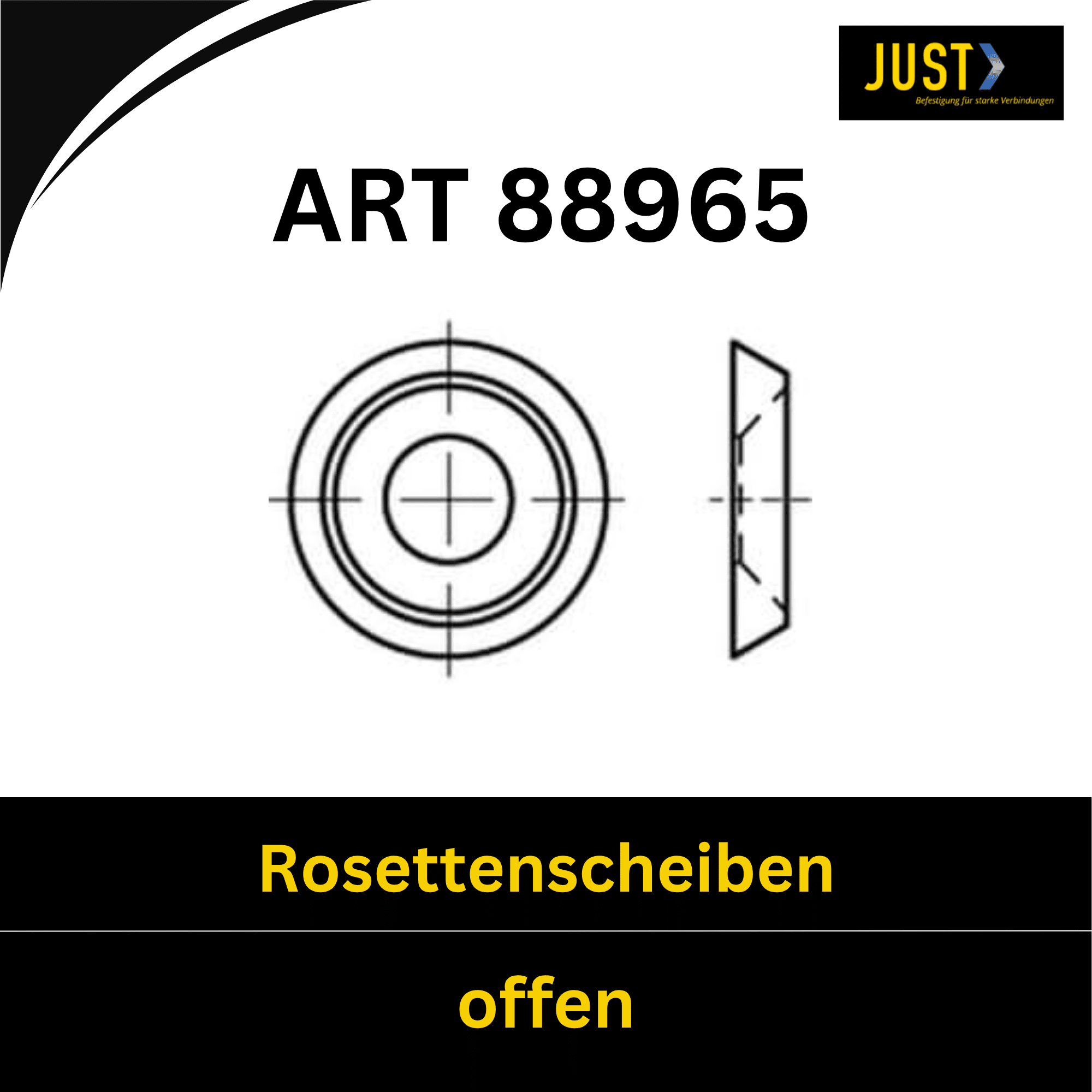 Bild für Kategorie ART 88965 ➤Rosettenscheiben, offen